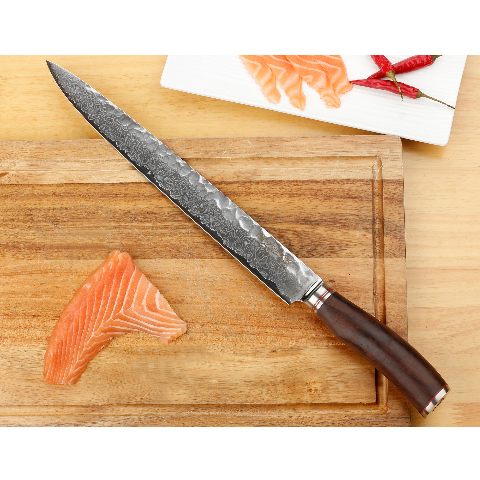 12 inch Japanese Carving Knife Ultra Sharp – HAND FORGED KNIFE