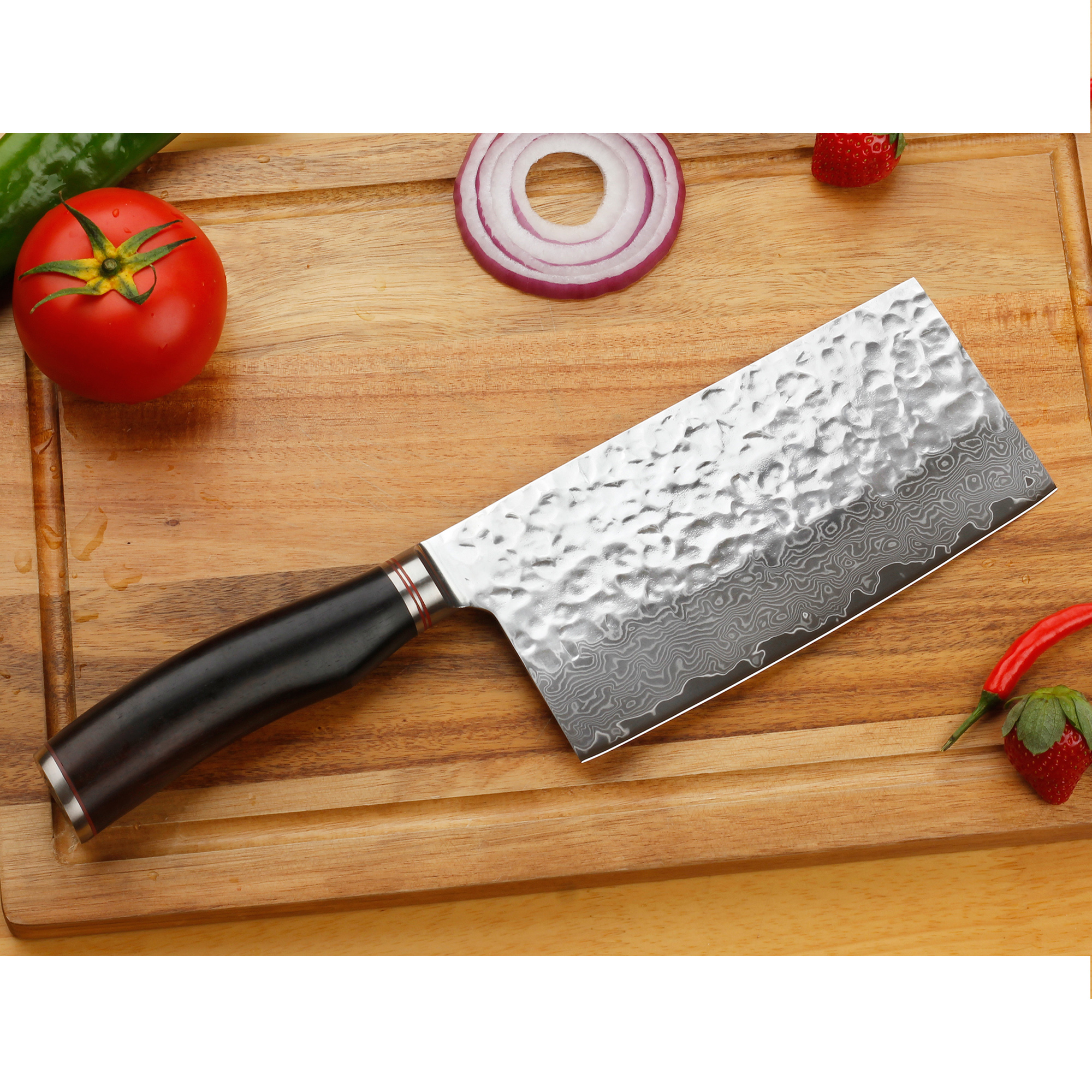 Bladesmith Kitchen Meat Cleaver 7 inch with Sandalwood Handle