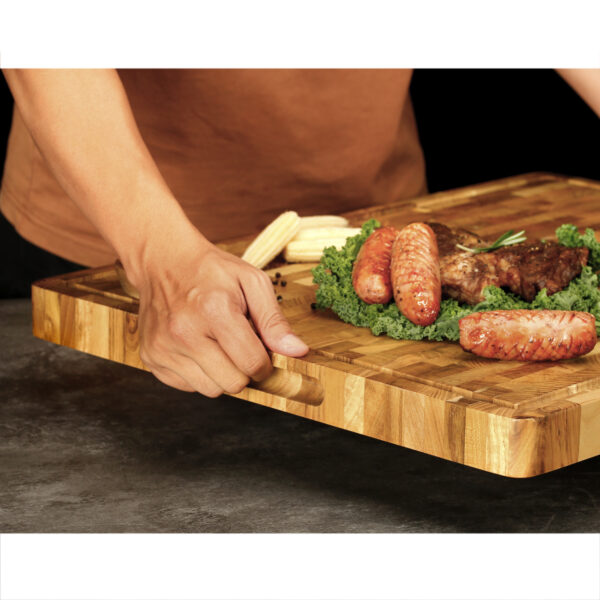 End Grain Cutting Board Teakwood XXL - Image 5