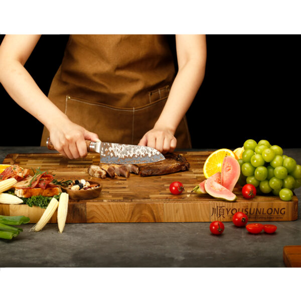 End Grain Cutting Board Teakwood XXL - Image 6