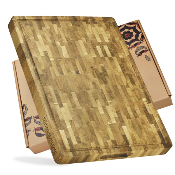 End Grain Cutting Board Teakwood XXL