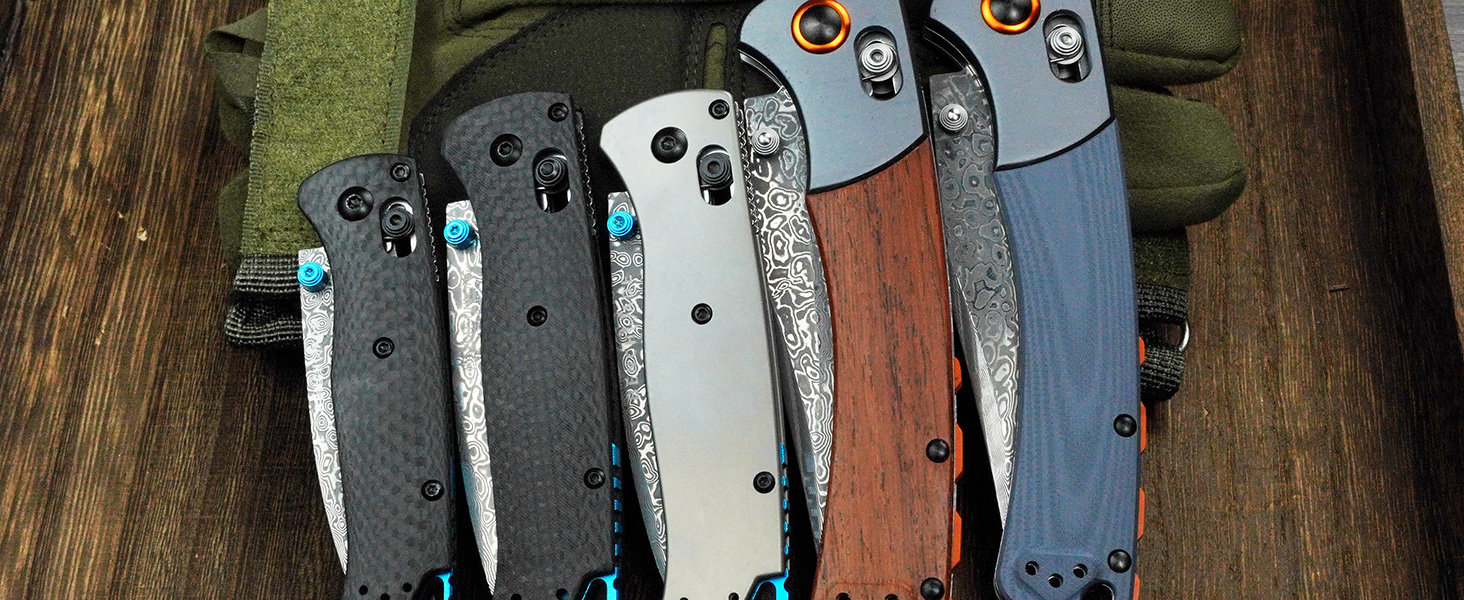 3 models Damascus Steel Knife review