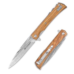 Folding Knife - Italian Olive Wood Cover
