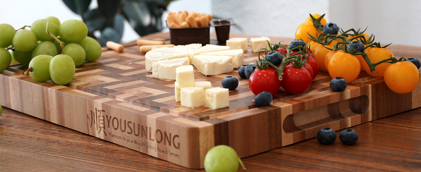 Small Size, Big Performance — YOUSUNLONG L Size End Grain Cutting Board Review